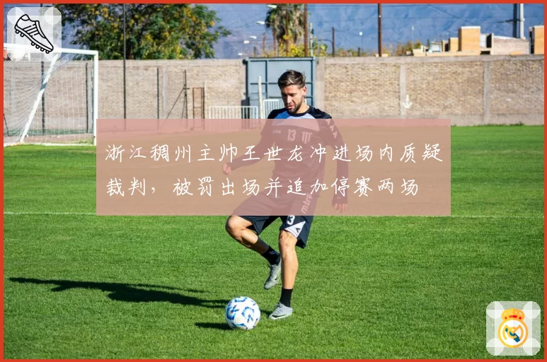 浙江稠州主帅王世龙冲进场内质疑裁判，被罚出场并追加停赛两场